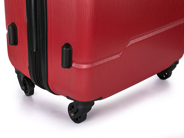 DUKAP Rodez Lightweight Hardside Spinner (24"/Red)